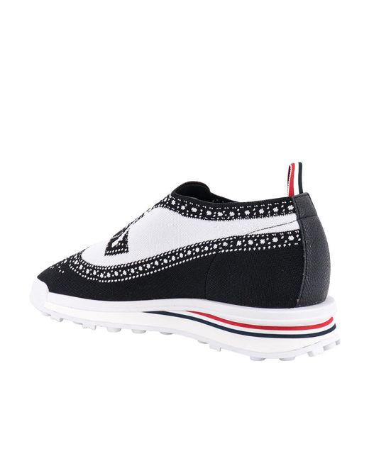 Thom Browne White Longwing Brogue Lace-Up Shoes for men