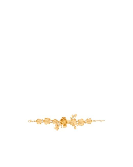 Chloé Metallic Chloé Bouquet Articulated Bracelet