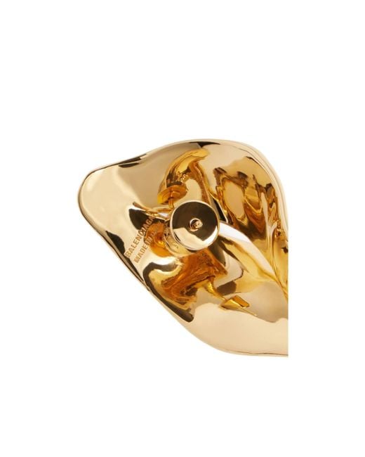 Balenciaga Metallic Bloom Xs Earrings