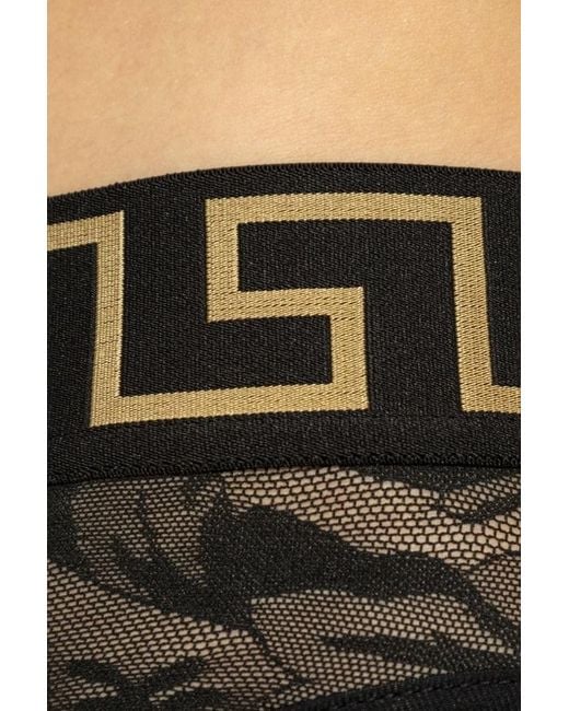 Versace Black Bottoms for men