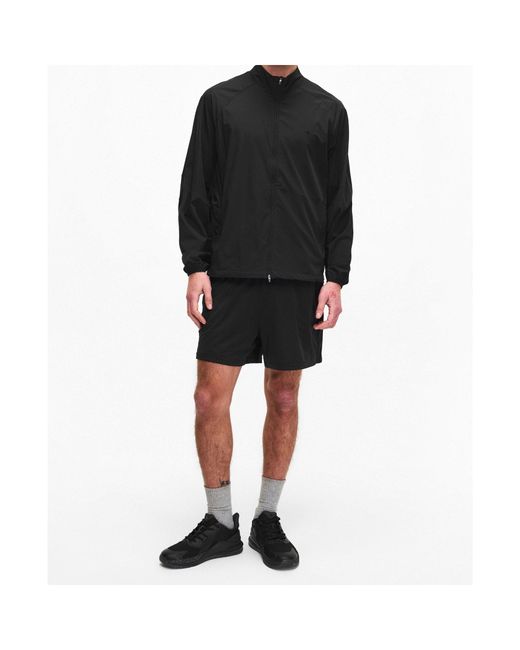 Represent Black Logo Sports Jacket for men