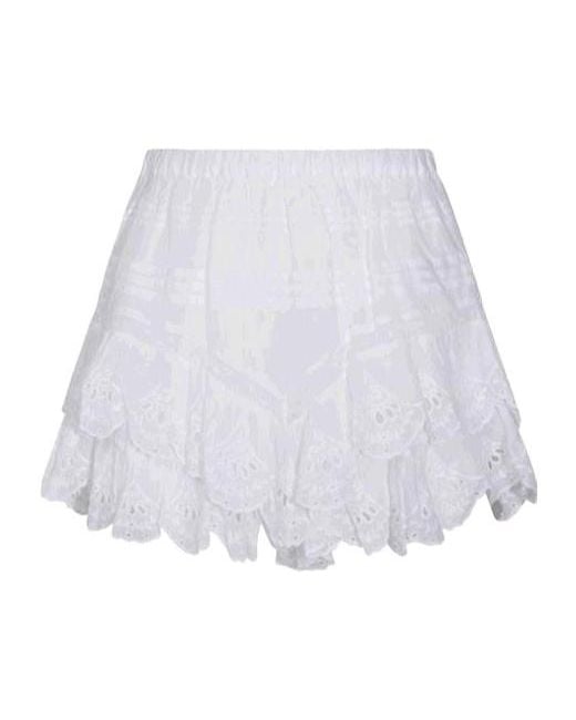 Isabel Marant White Isabel Marant Étoile Jocadia Floral Lace Shorts