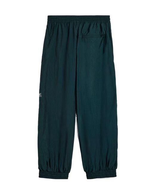 Y-3 Green Drawstring Track Pants for men