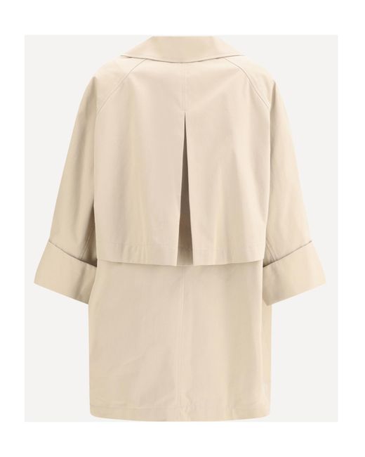 Brunello Cucinelli Natural Wide-Lapels Jewel-Embellished Jacket