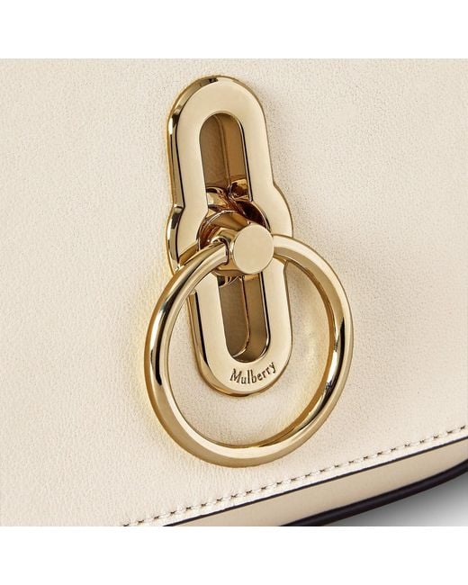 Mulberry Natural Solid Color Crossbody Bag