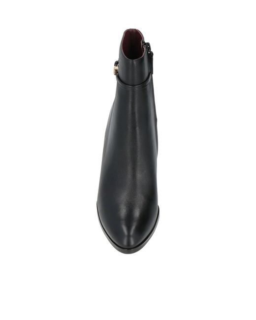 Tory Burch Black Leather Ankle Boots