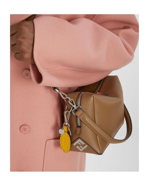 Fendi Metallic Selleria Key Ring for men