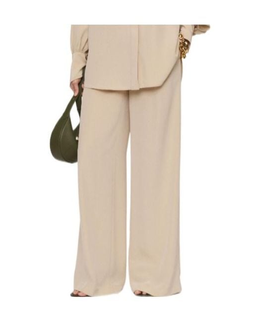 Joseph Natural Nour Elasticated-Waist Trousers