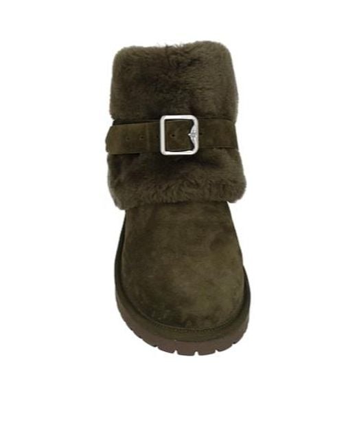 Burberry Brown Fleecelined Ankle Boots