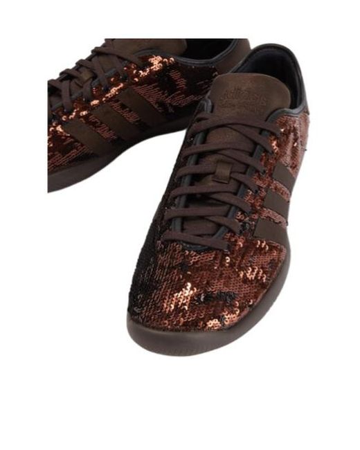 Adidas Brown Sequined Sneakers for men