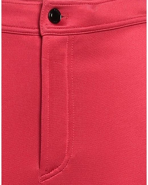 Saint Laurent Red Simple Solid Color Casual Pants