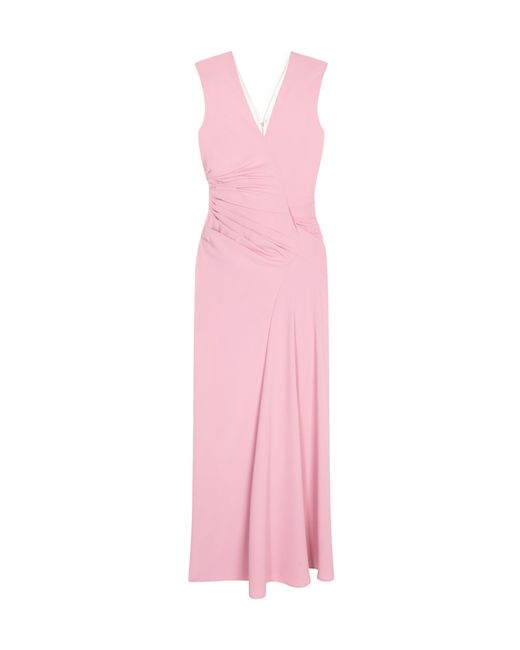 Dries Van Noten Pink Long Pendant Dress