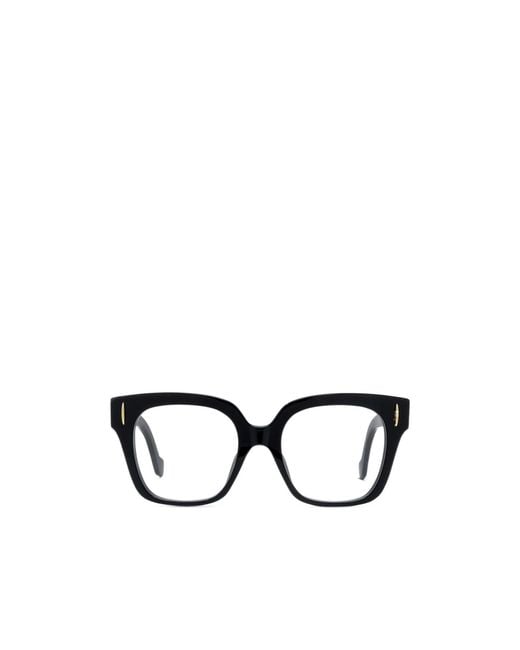Loewe White Square Frame Glasses