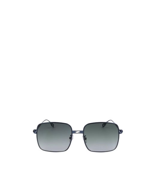 Fendi Multicolor Geometric Frame Sunglasses