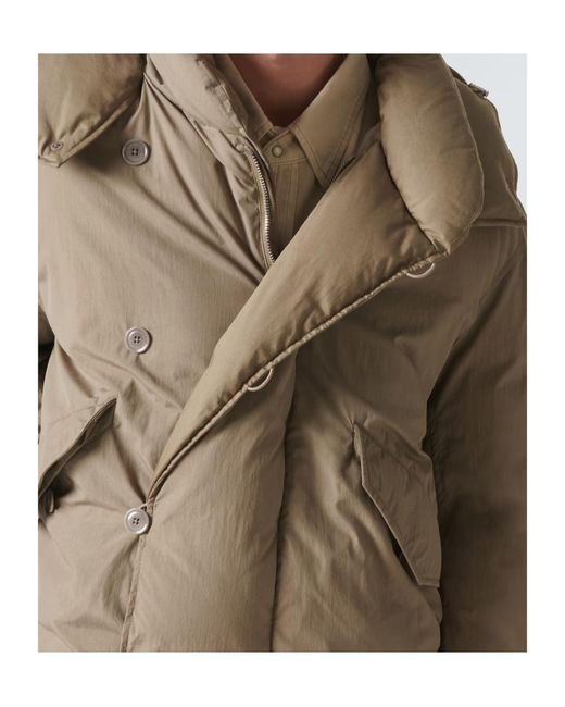 Lemaire Natural Hooded Down Jacket for men