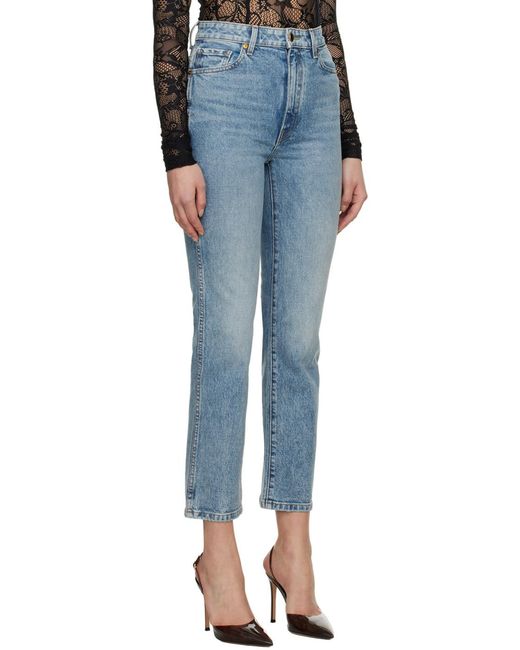 Khaite Black Abigail High Waist Jeans