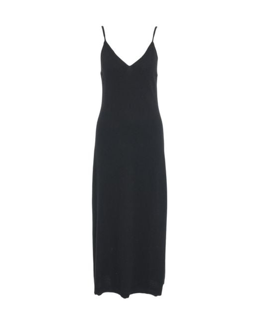 Lisa Yang Black Shoulder Strap Dress