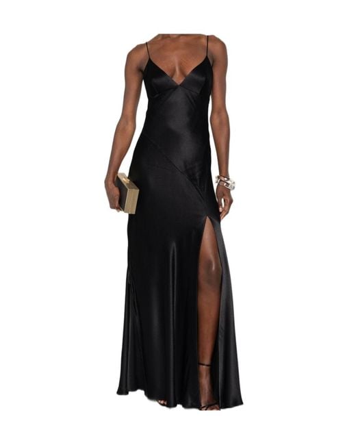 Alberta Ferretti Black Cami Dress