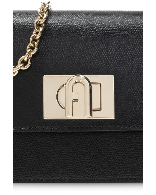 Furla Black Bakare Turn-On Shoulder Bag