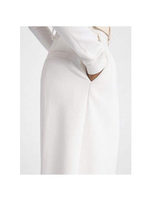 Jacquemus White Wide-Leg Trousers