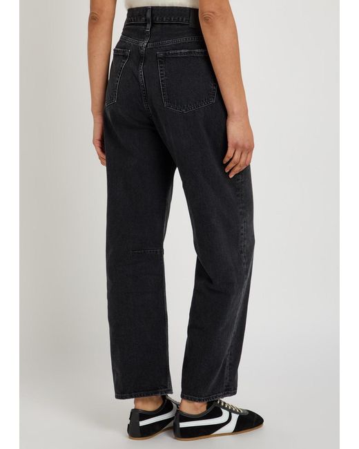 Citizens of Humanity Black Miro Barrel-Leg Jeans