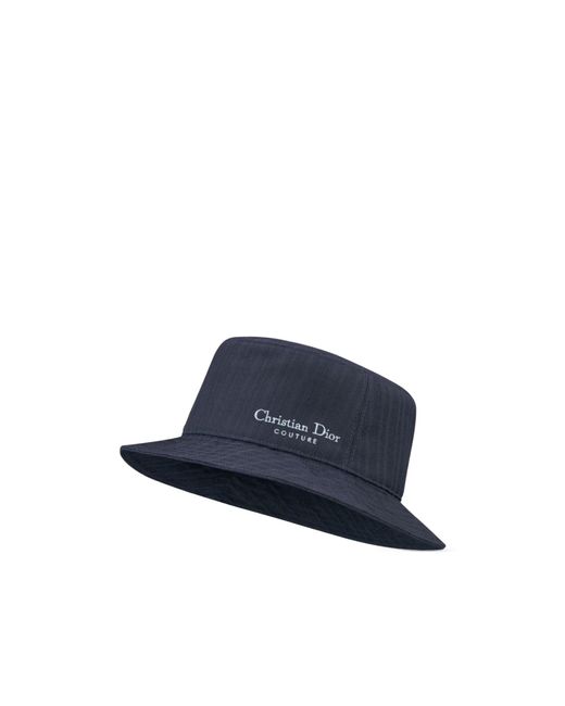 Dior Blue Christian Couture Bucket Hat for men