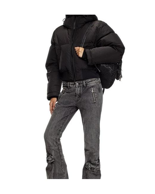 DIESEL Black W-Peyt Puffer Jacket