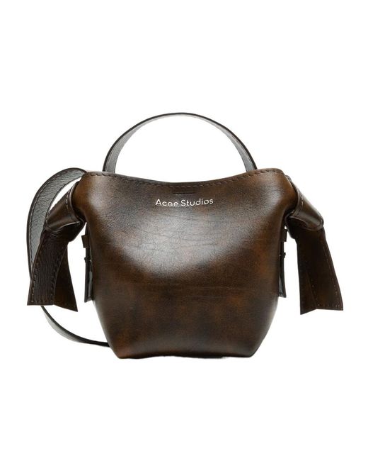 Acne Black Musubi Mini Shoulder Bag