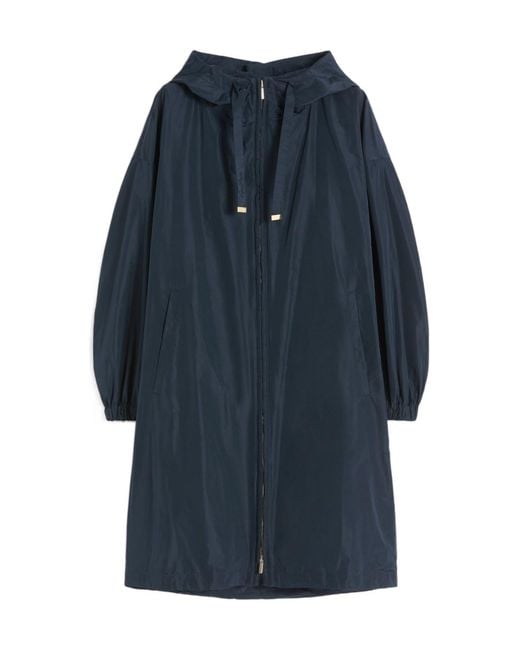 Max Mara Blue The Cube Deserto Hooded Parka