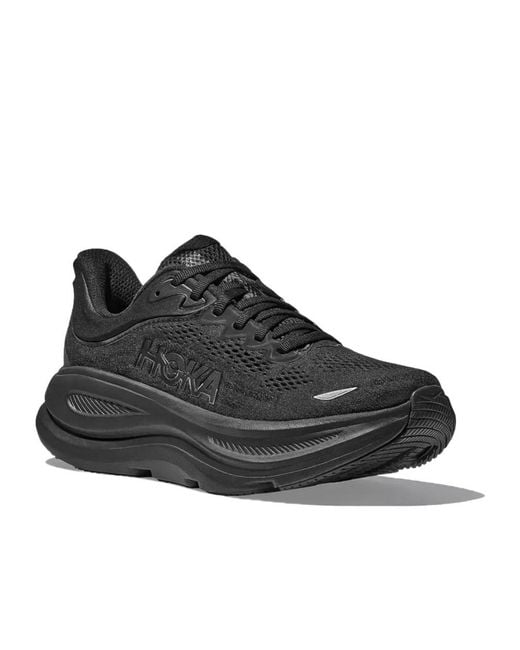Hoka One One Black Bondi 9 Sneakers
