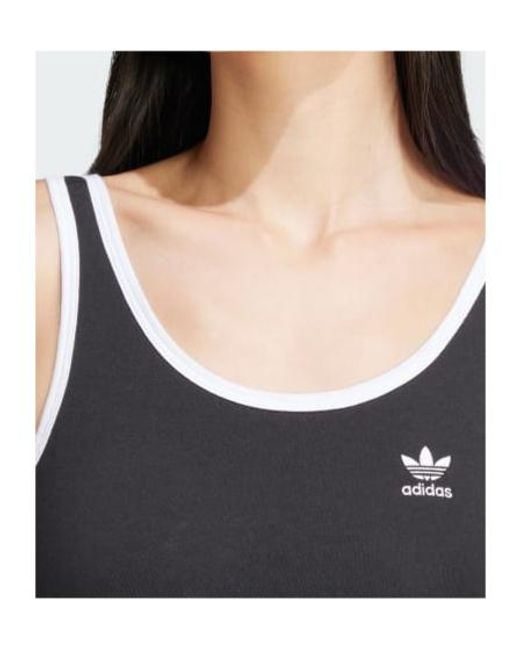 Adidas Black Adicolor 3-Stripes Bodysuit