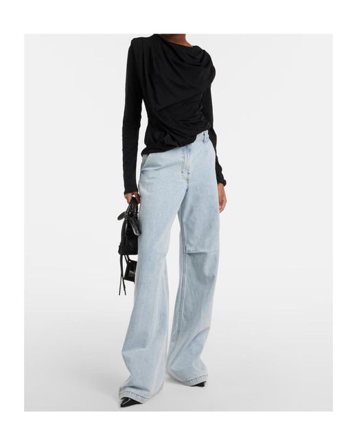Entire studios Blue Wide-Leg Jeans