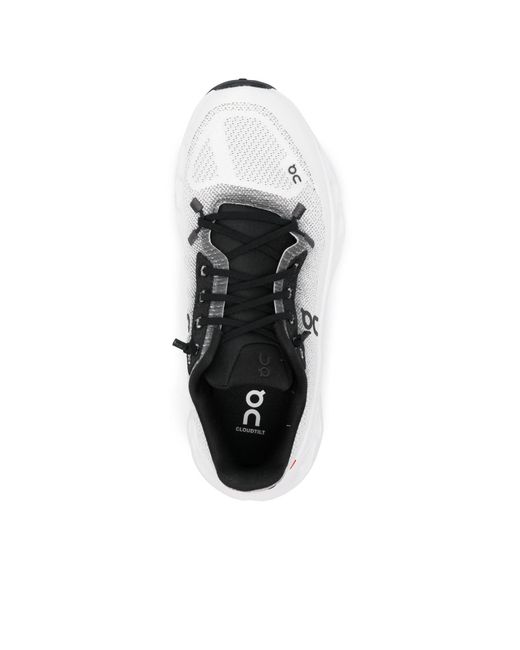 On Shoes White Cloudtilt Mesh Lace-Up Sneakers