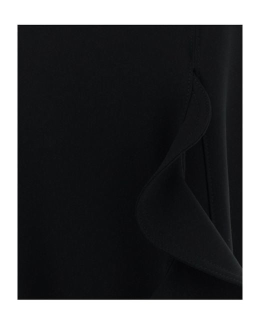 Moschino Black Zippered Skirt
