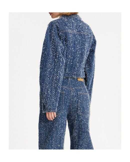 ROTATE BIRGER CHRISTENSEN Blue Denim Jacket