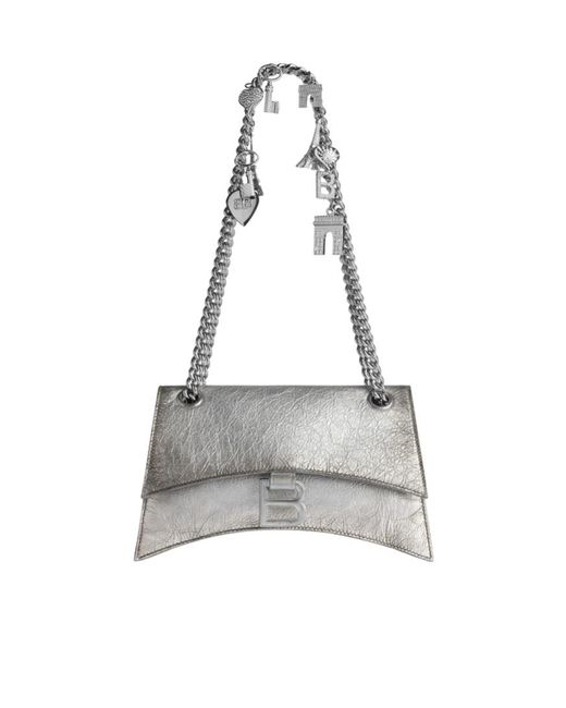 Balenciaga Crush Small Chain Dirty Effect Shoulder Bag in