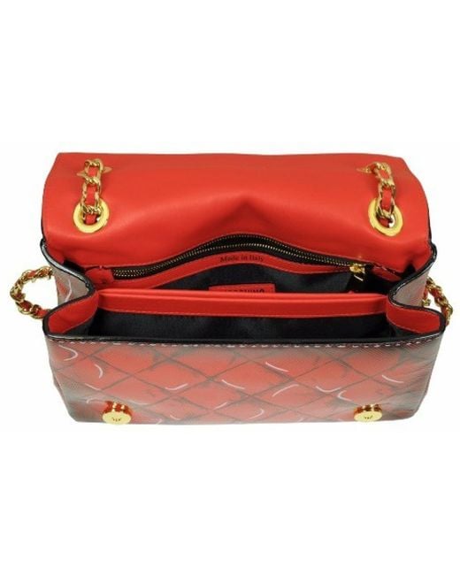 Moschino Red Logo Shoulder Bag