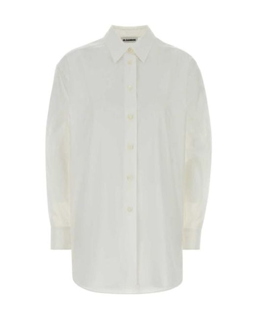 Jil Sander White Oversized Shirt