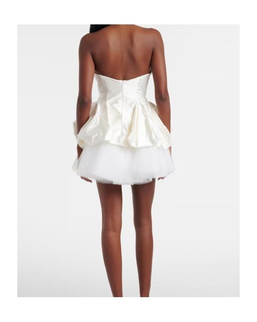 Vivienne Westwood White Bridal Raven Peplum Satin Corset
