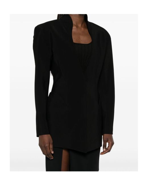 Mugler Black Sculptural Jacket