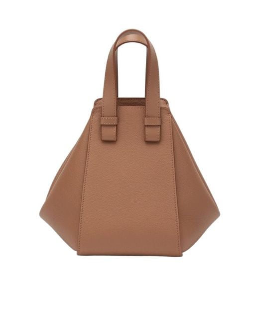 Loewe Brown Compact Hammock Bag
