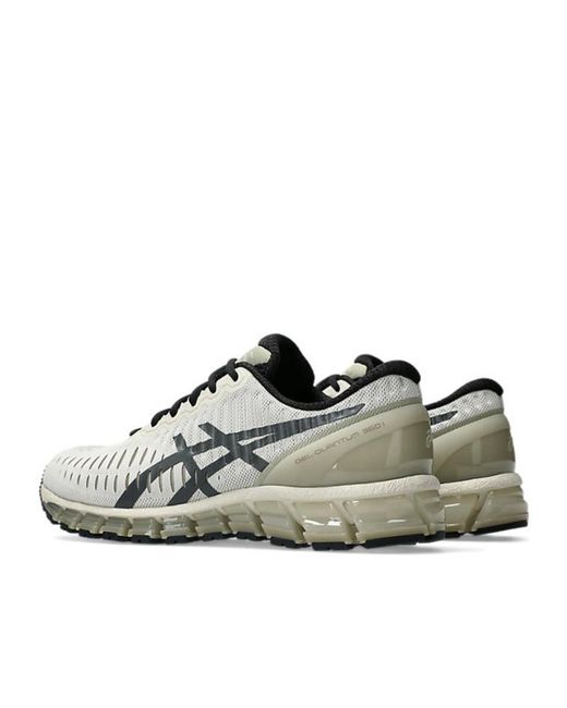 Asics Gray Gel-Quantum Lave-Up Fastening Sneakers for men