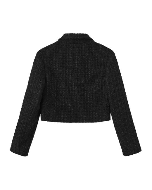Marissa Chiara Black Button-Down Jacket