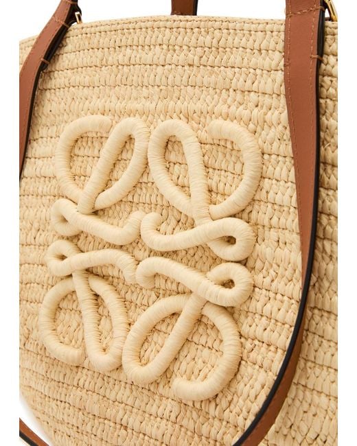 Loewe Metallic X Paula S Ibiza Eclipse Medium Raffia Bag