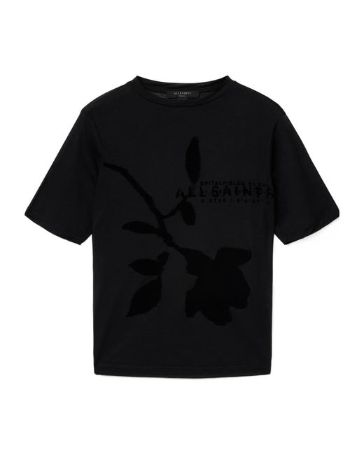 AllSaints Black Short-Sleeved T-Shirt