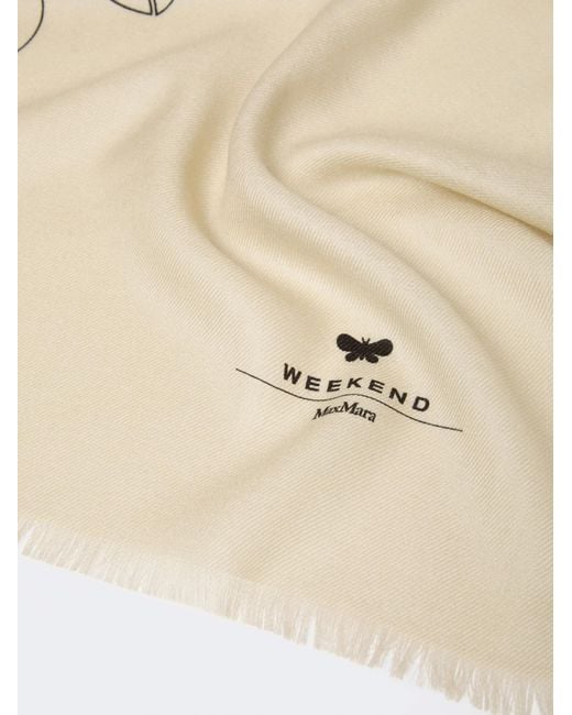 Weekend by Maxmara Natural Wool And Silk Shawl
