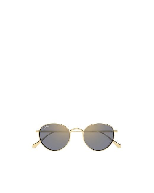 Cartier White Panthos Sunglasses for men