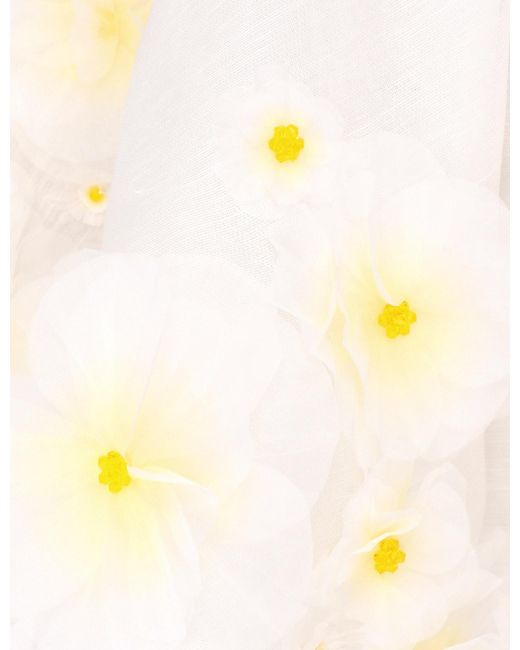 Zimmermann White Matchmaker Daisy Mini Dress