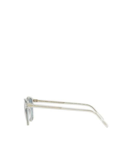 Oliver Peoples Blue Geometrically Framed Sunglasses for men