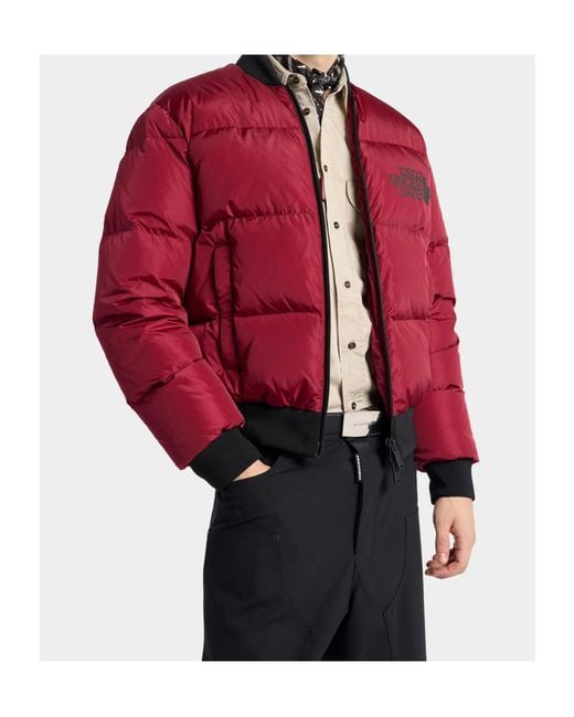 DSquared² Red Easy Down Bomber Jacket for men